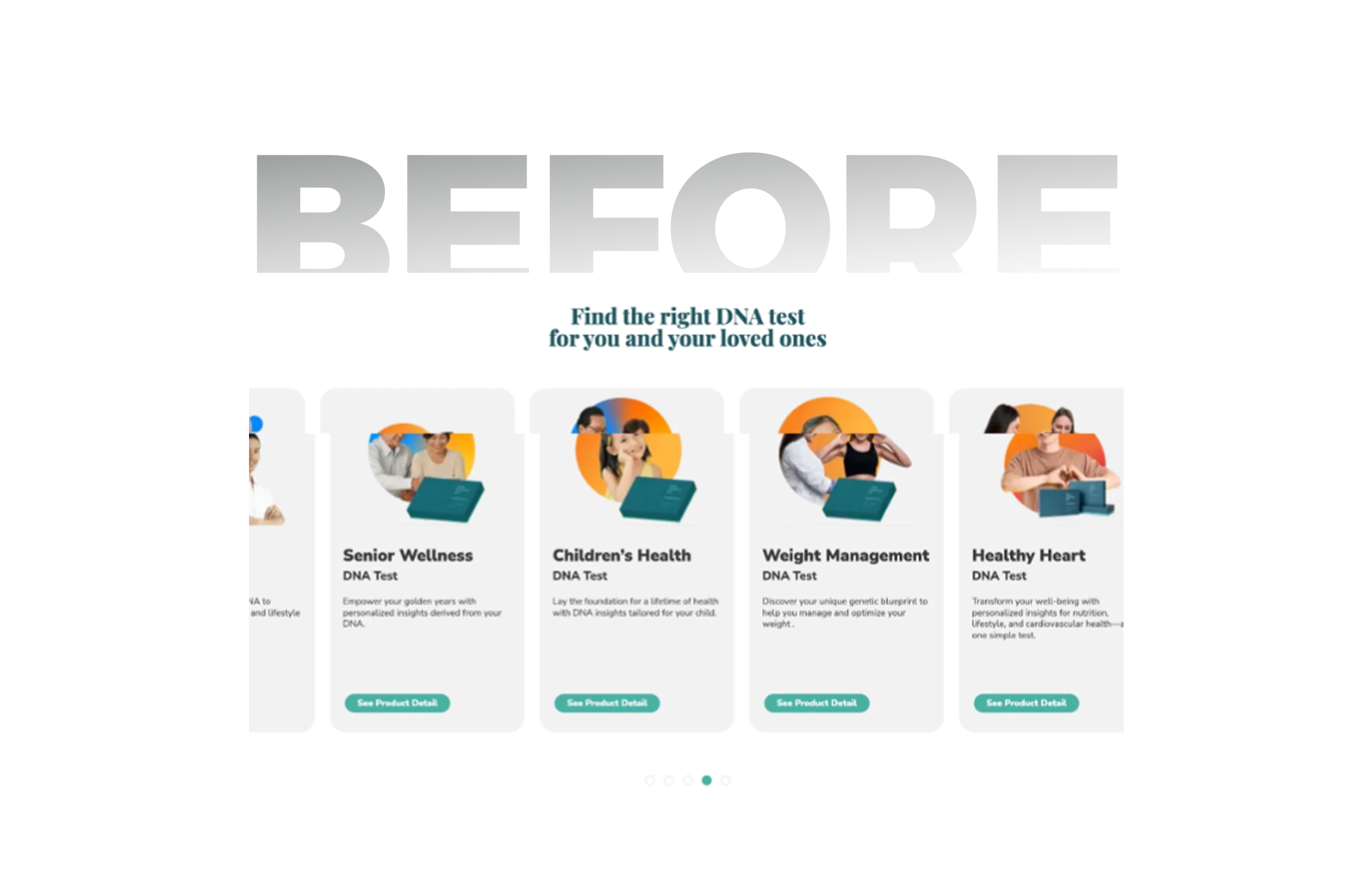 Design Hero Section - Before
